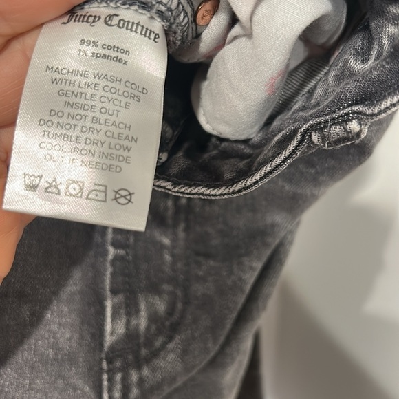 Juicy Couture Gray intake fade wash Straight Leg Jeans plus size 16 w women’s - Picture 8 of 10